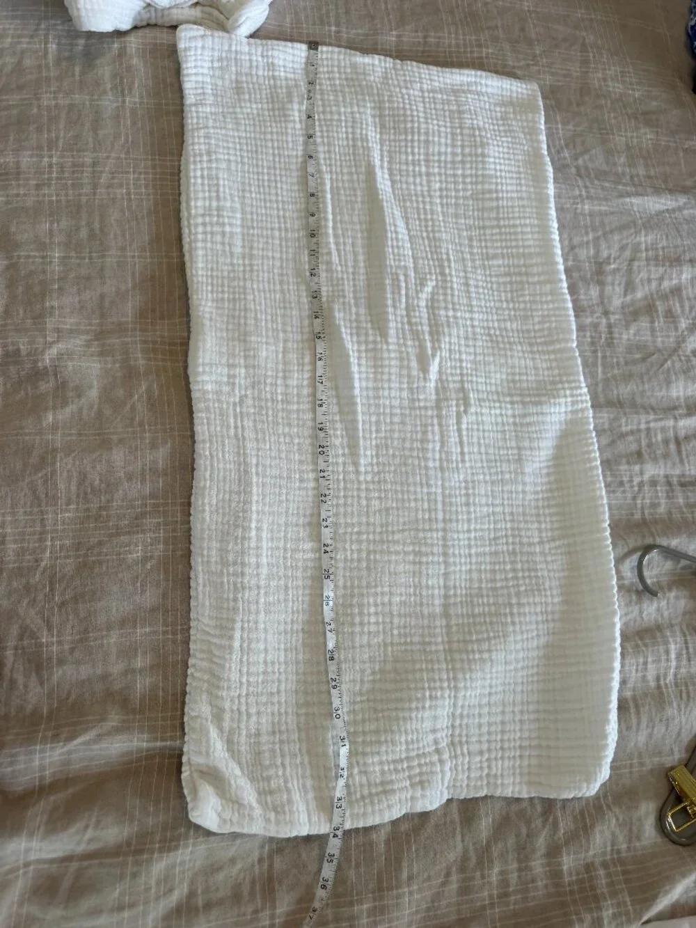 West Elm Dreamy Gauze Cotton Shams King White
